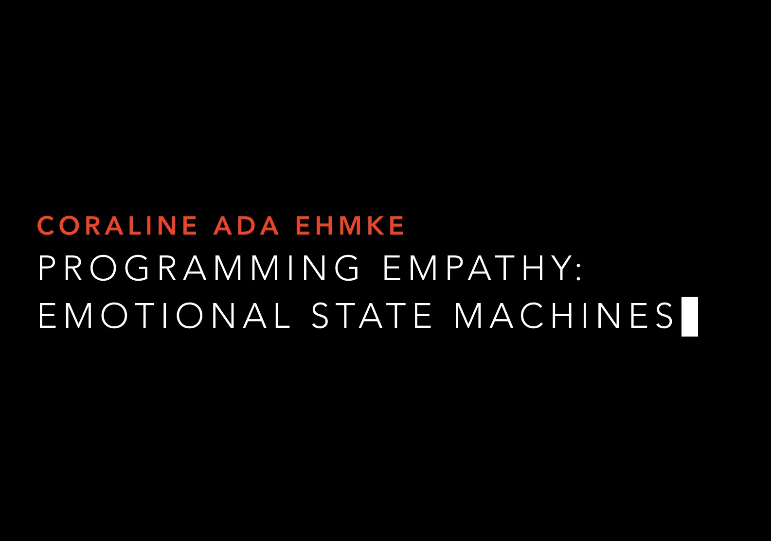 Programming Empathy: Emotional State Machines